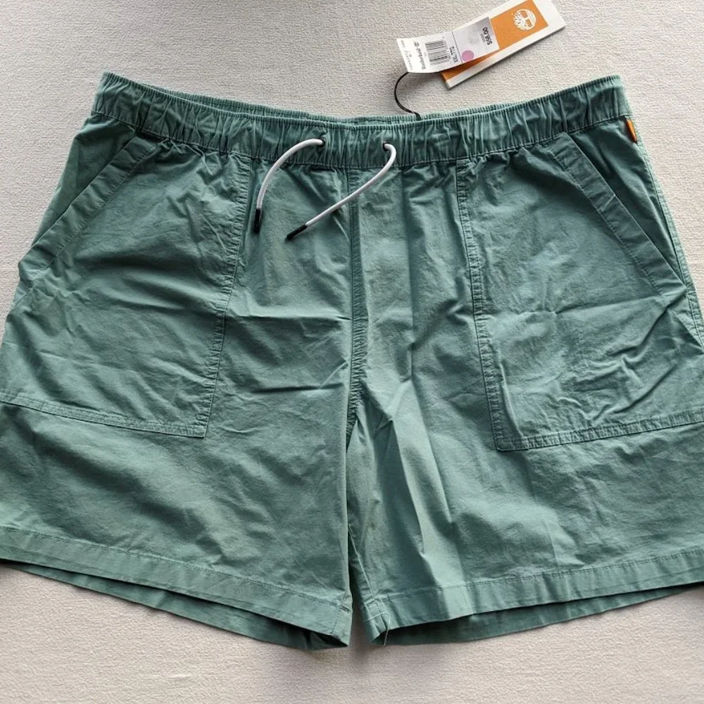 Men's Timberland Progressive‎ Utility Shorts Size XXL Mineral Blue 7